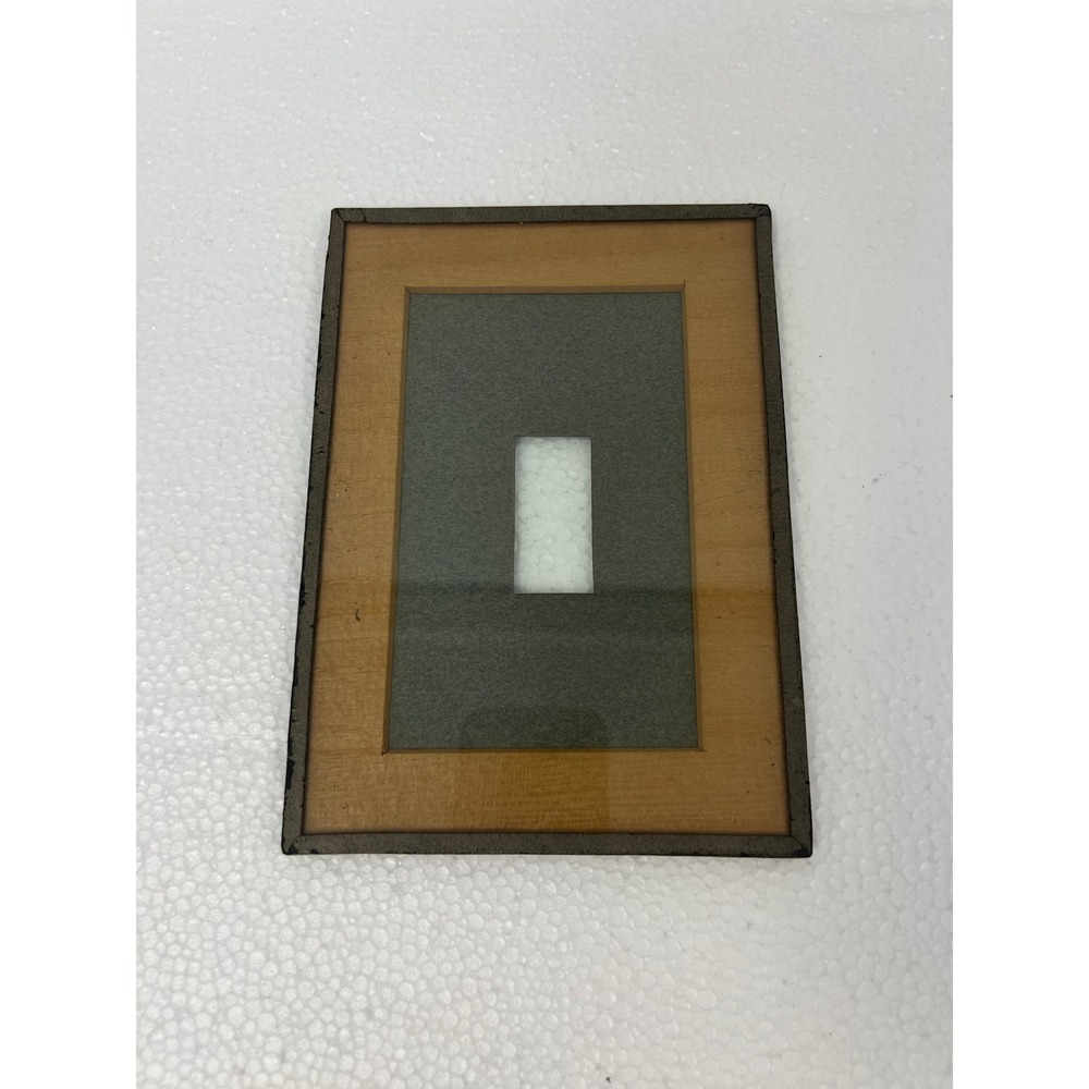 Vintage Metal Glass Contact Picture Frame 5x7 Industrial Darkroom Photography US